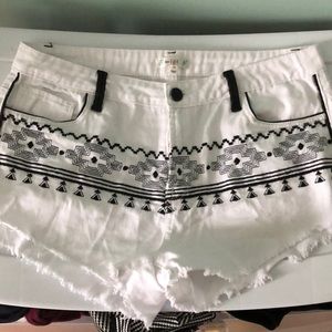 Tribal print shorts